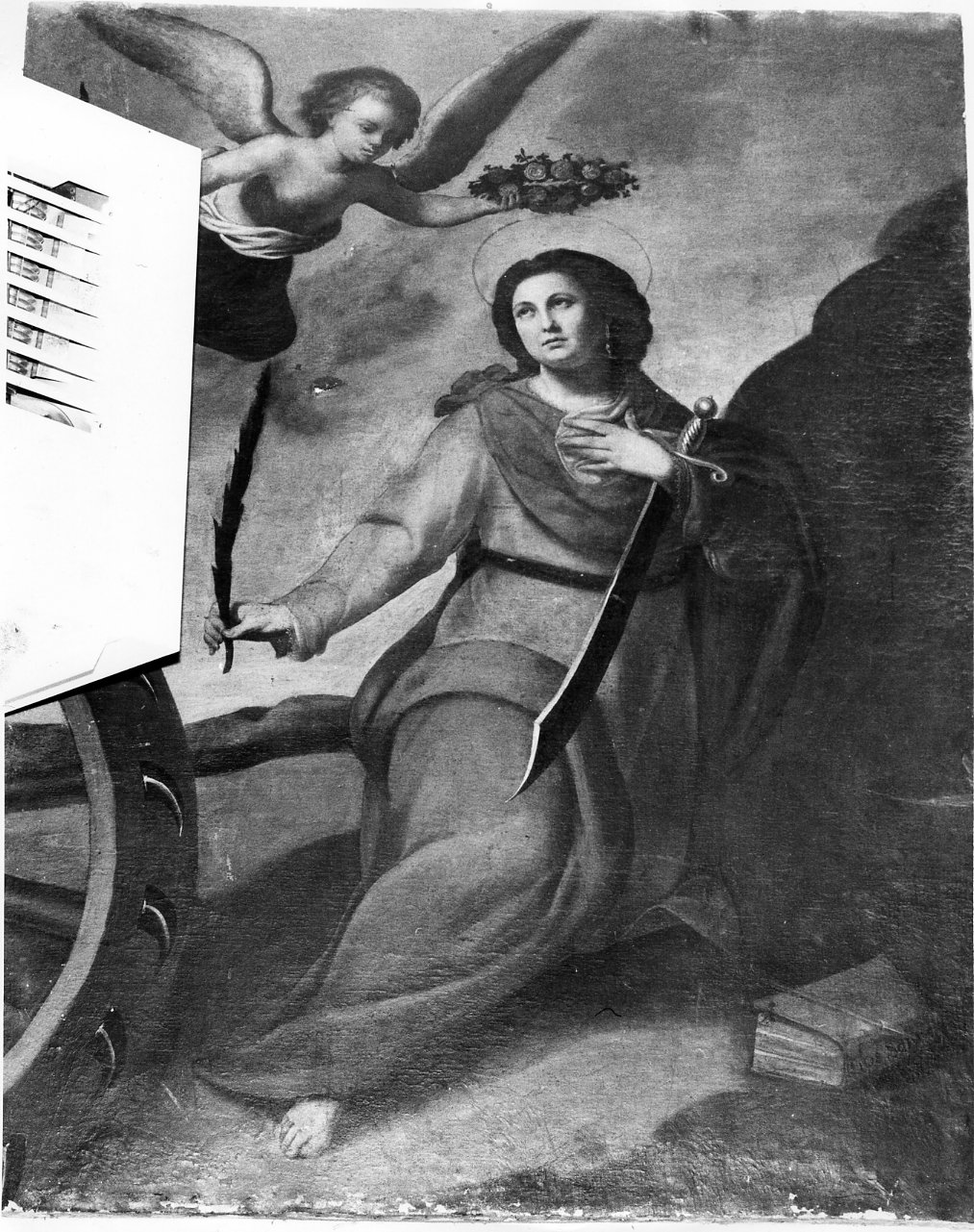Santa Caterina d'Alessandria (dipinto) di De Rosa Giovan Francesco detto Pacecco (seconda metà sec. XVII)