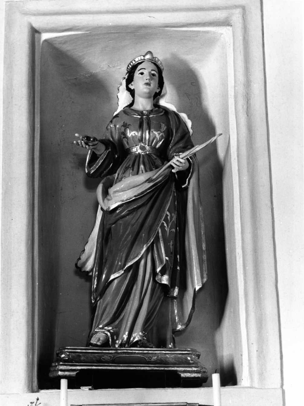 Santa Lucia (statua) - bottega molisana (sec. XIX)
