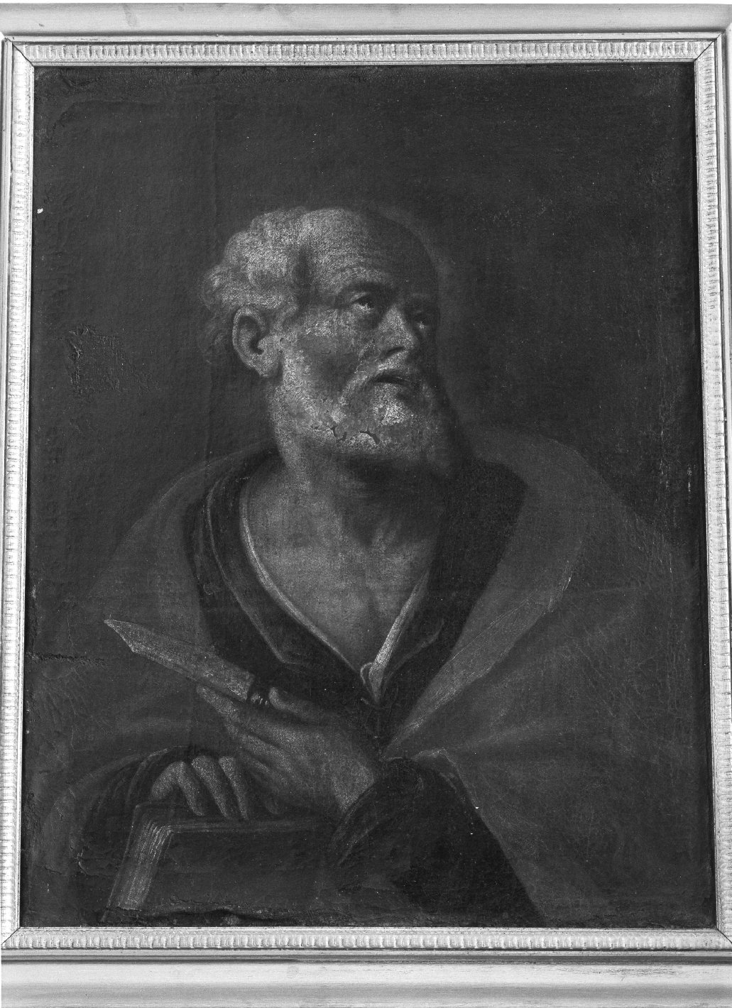 Santo (dipinto, opera isolata) - ambito Italia meridionale (secc. XVIII/ XIX)