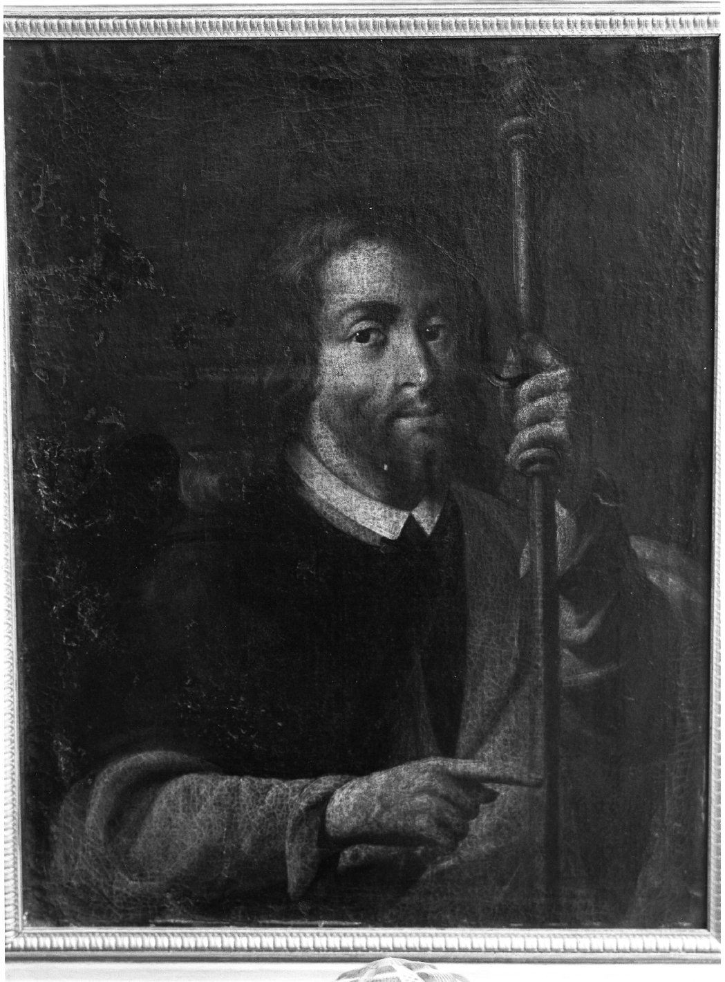 ritratto a mezza figura di prelato (dipinto, opera isolata) - ambito Italia meridionale (sec. XVIII)