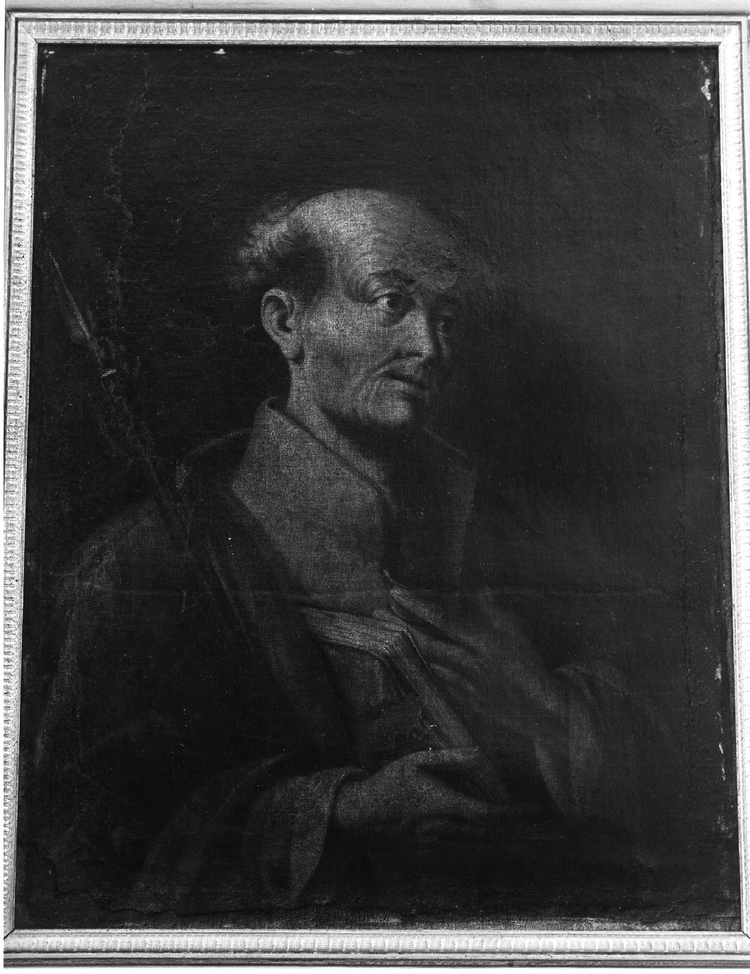 Santo (dipinto, opera isolata) - ambito Italia meridionale (secc. XVIII/ XIX)