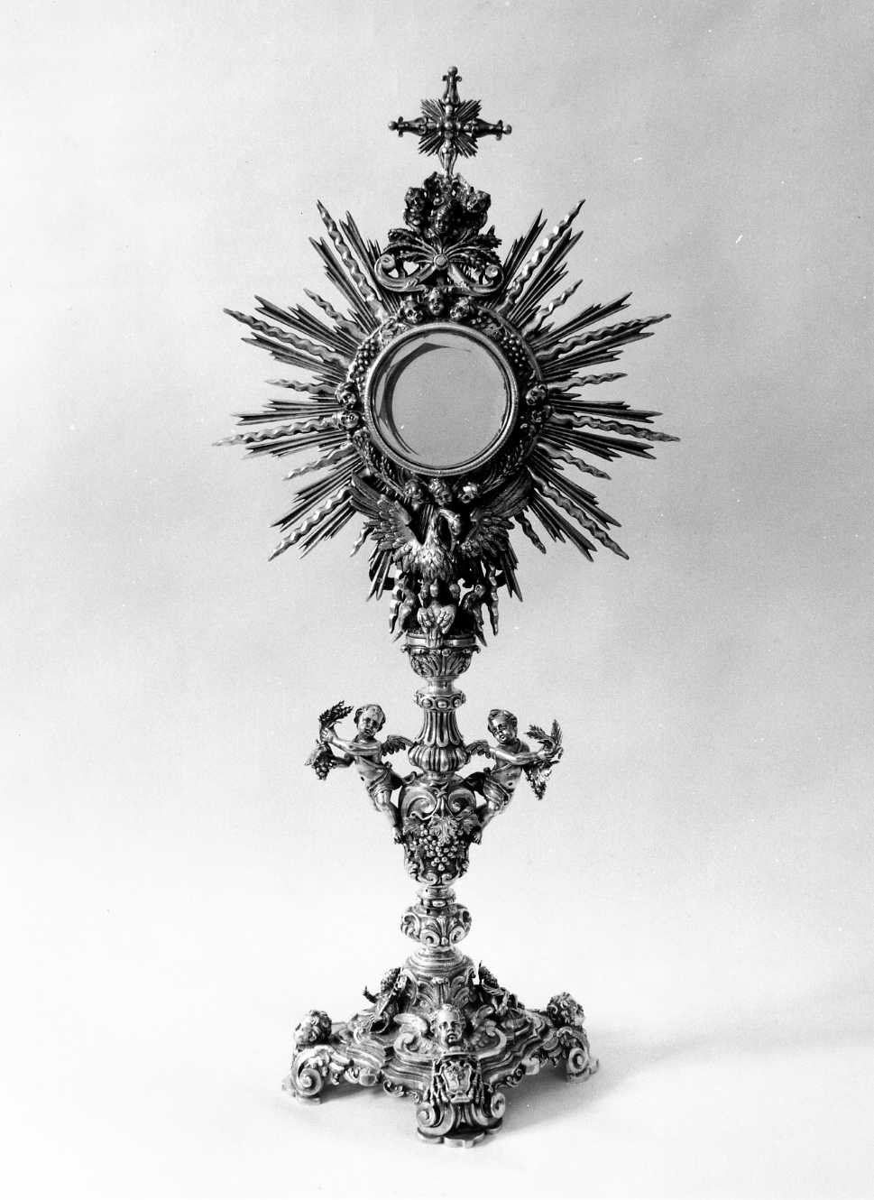 ostensorio - bottega Italia meridionale (sec. XVIII)