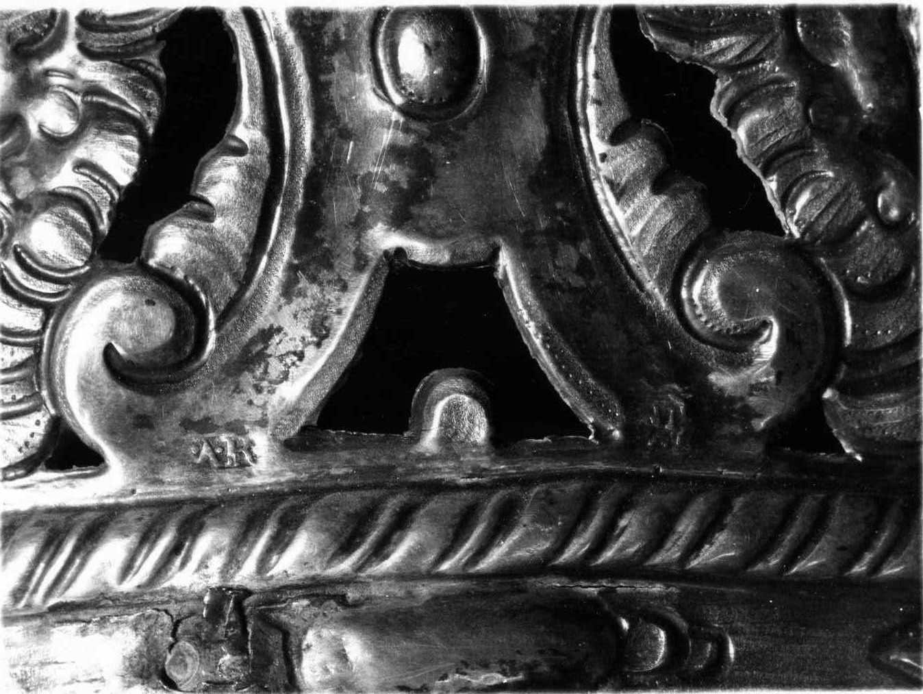 corona, opera isolata - bottega napoletana (sec. XVIII)