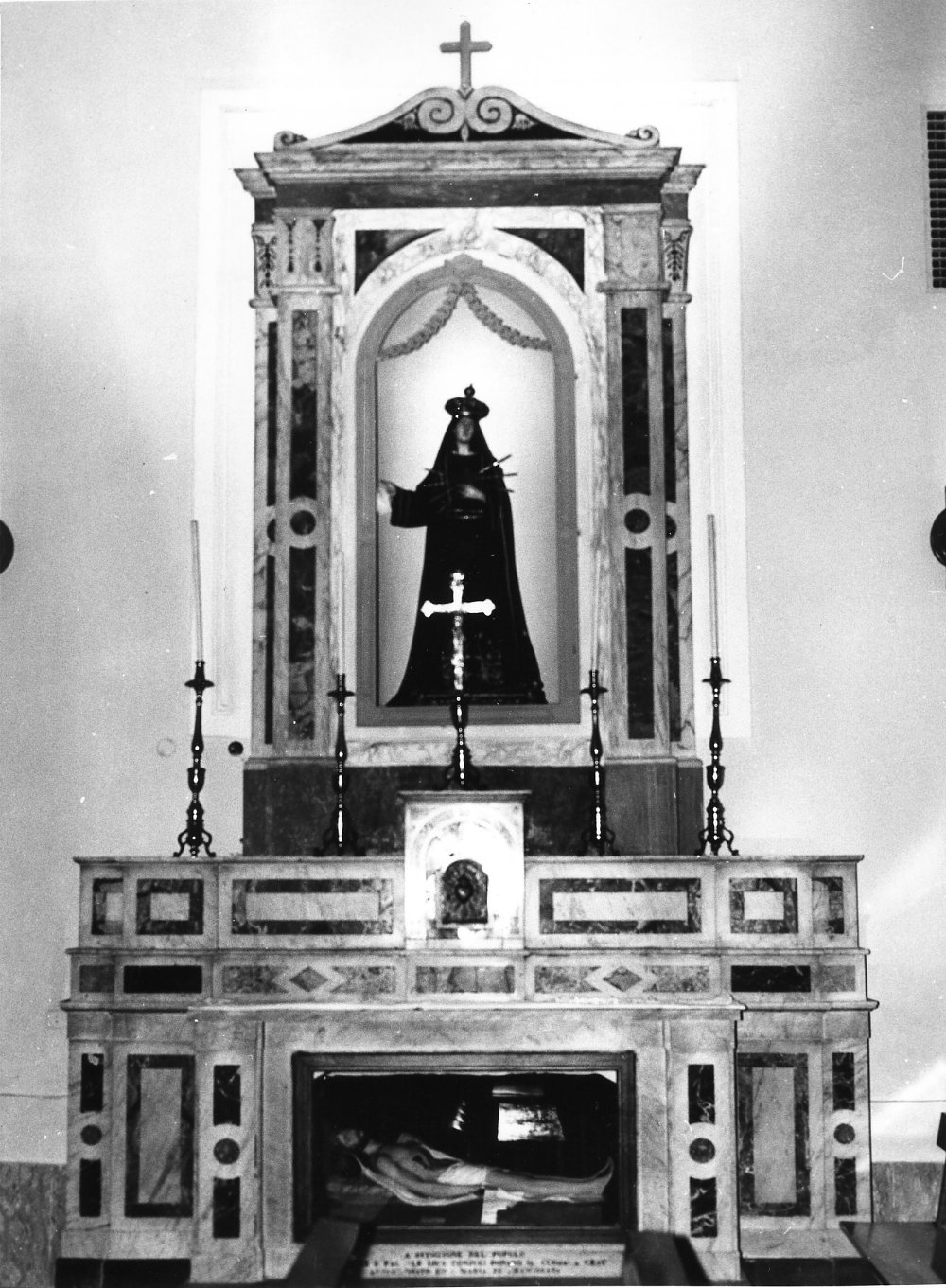 altare, opera isolata - bottega napoletana (sec. XIX)