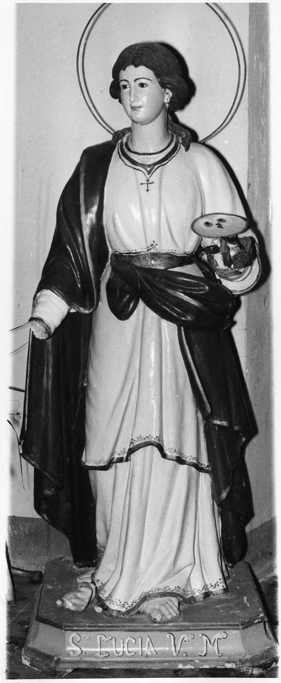 Santa Lucia (statua, opera isolata) - bottega Italia meridionale (sec. XIX)