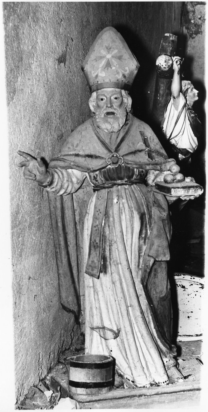 San Nicola di Bari (statua, opera isolata) - bottega napoletana (sec. XVIII)