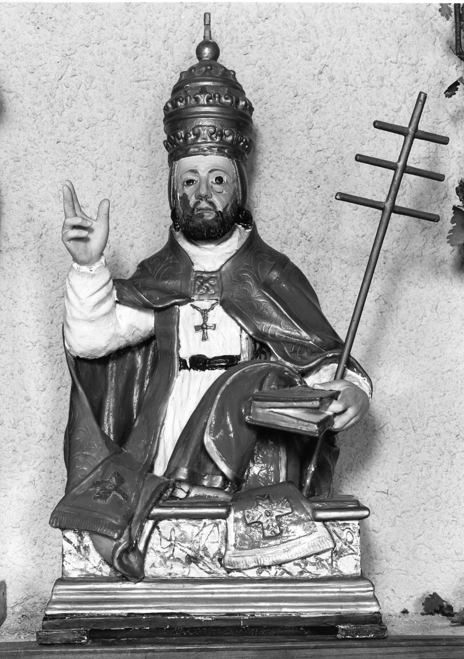 San Silvestro (busto, opera isolata) - bottega napoletana (sec. XIX)