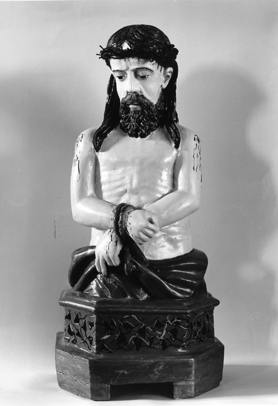 Ecce Homo (scultura, opera isolata) - bottega Italia meridionale (sec. XIX)