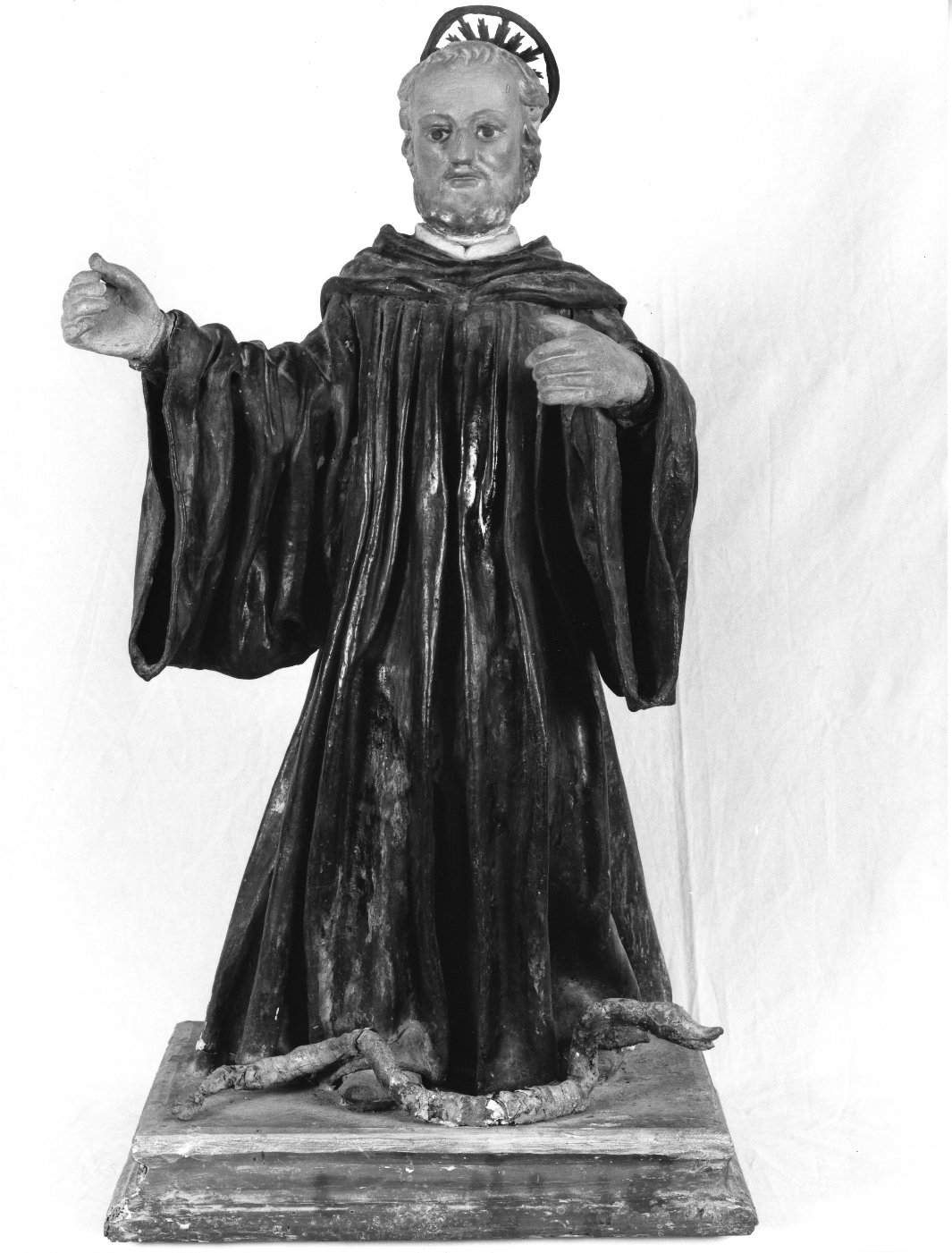 San Domenico di Cocullo (statua) - bottega Italia meridionale (secc. XVII/ XIX)
