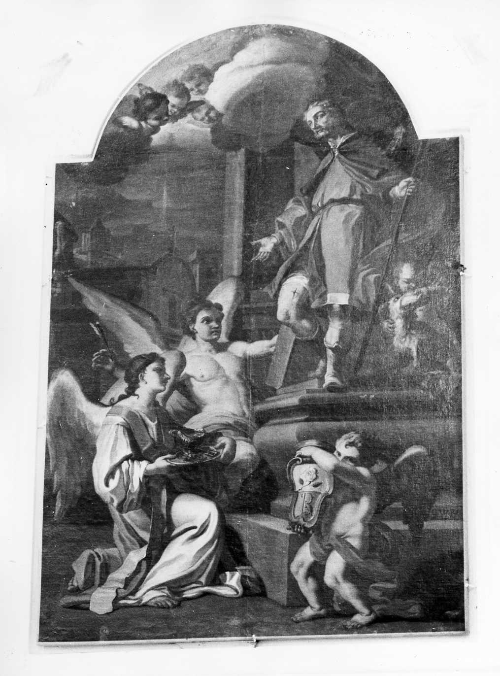 San Rocco (dipinto) di Gamba Paolo (sec. XVIII)