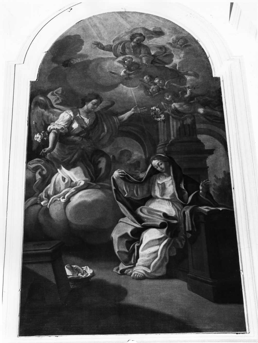 Annunciazione (dipinto) di Gamba Paolo (sec. XVIII)