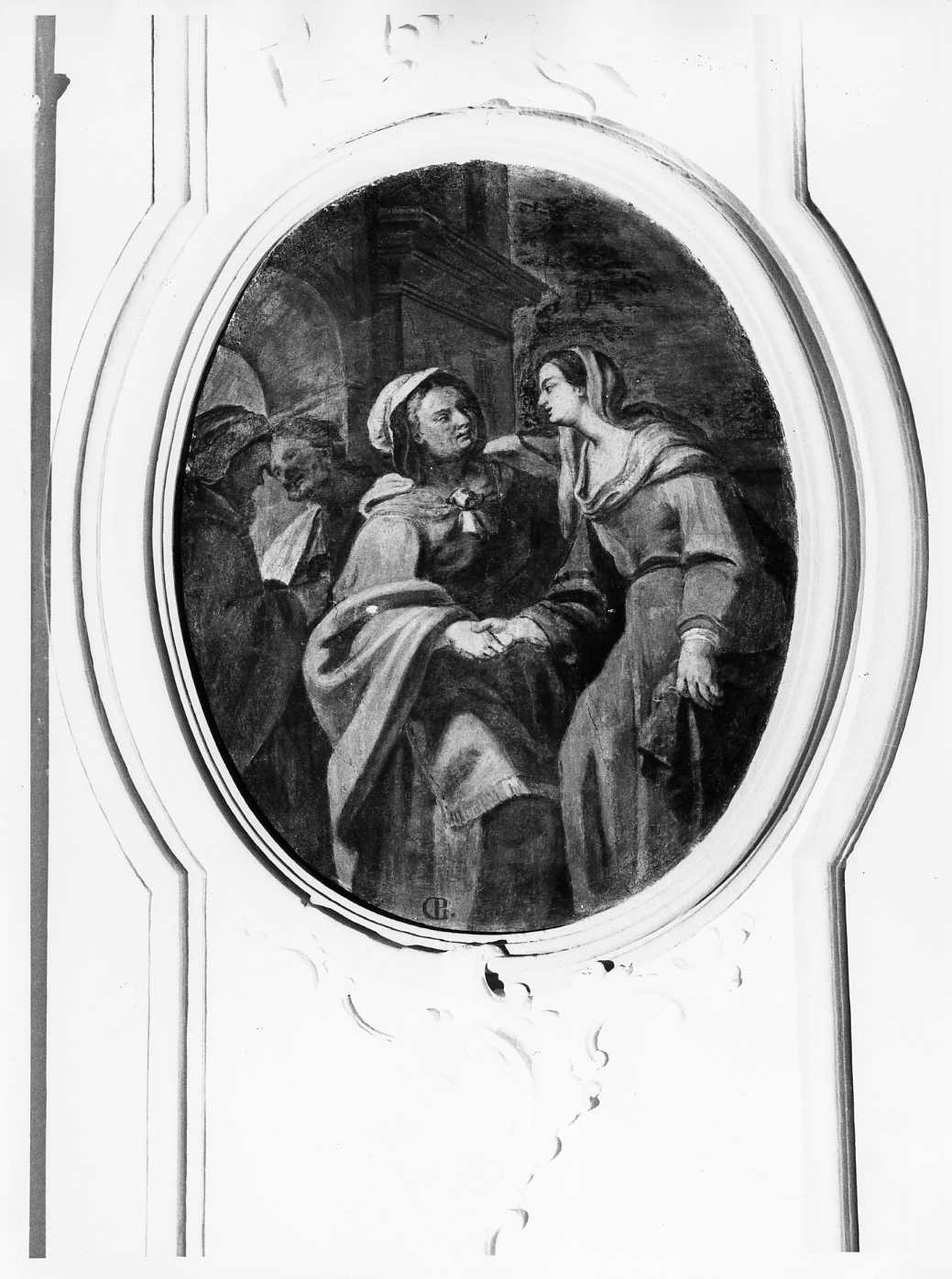 visitazione (dipinto) di Gamba Paolo (sec. XVIII)
