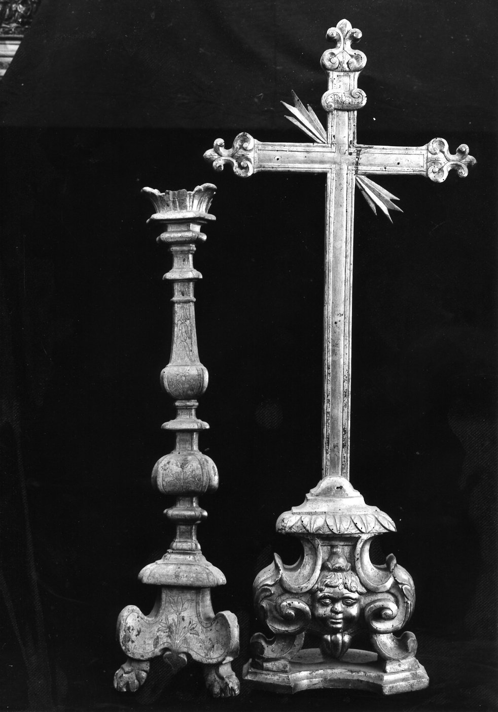 croce, opera isolata - bottega Italia meridionale (sec. XVIII)