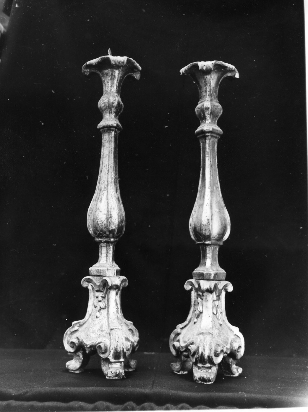 candeliere, serie - bottega Italia meridionale (sec. XVIII)