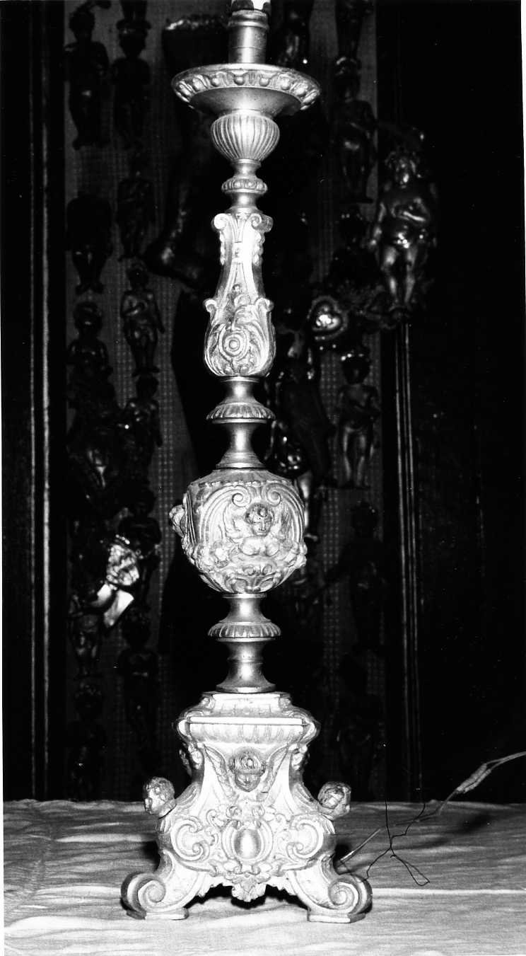 candeliere, serie - bottega Italia meridionale (sec. XIX)