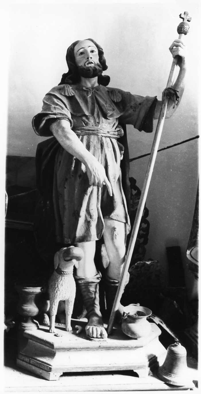 San Rocco (statua, opera isolata) - bottega molisana (sec. XIX)