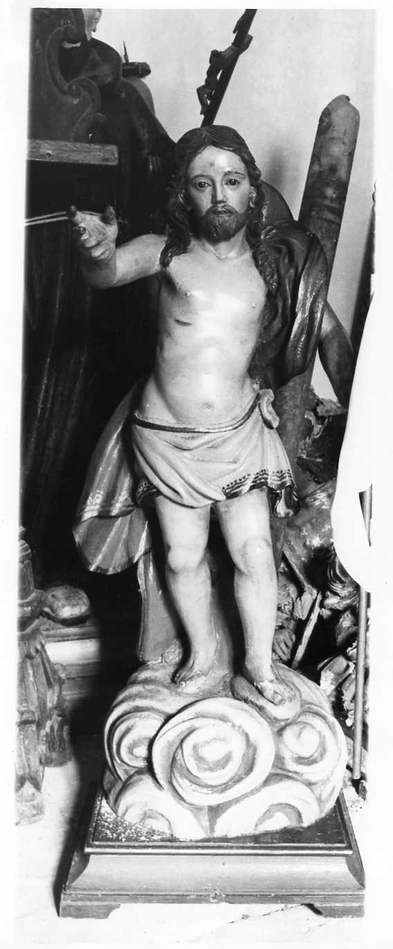 Cristo risorto (statua, opera isolata) - bottega molisana (secc. XIX/ XX)