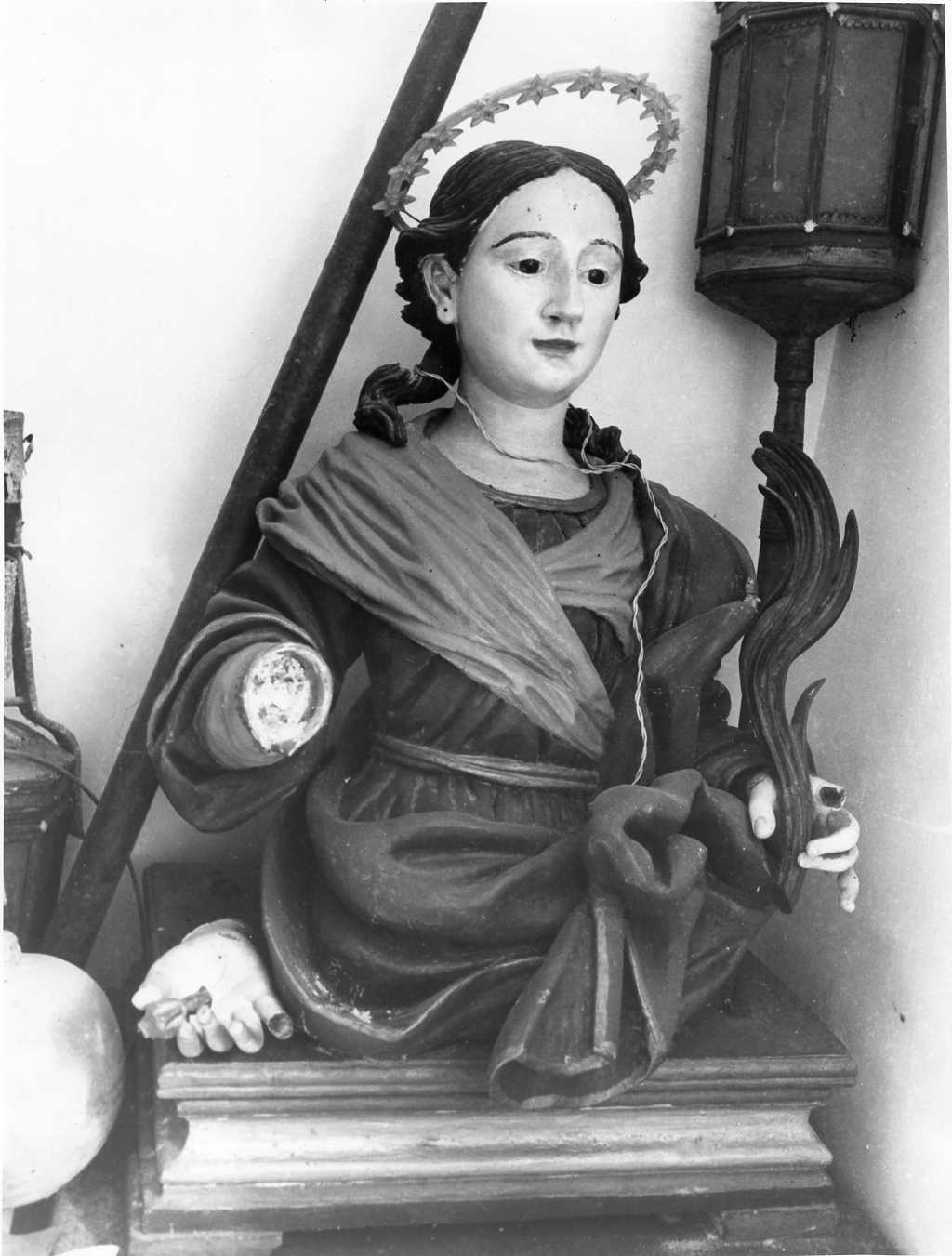 Santa Filomena (busto, opera isolata) - bottega molisana (sec. XIX)