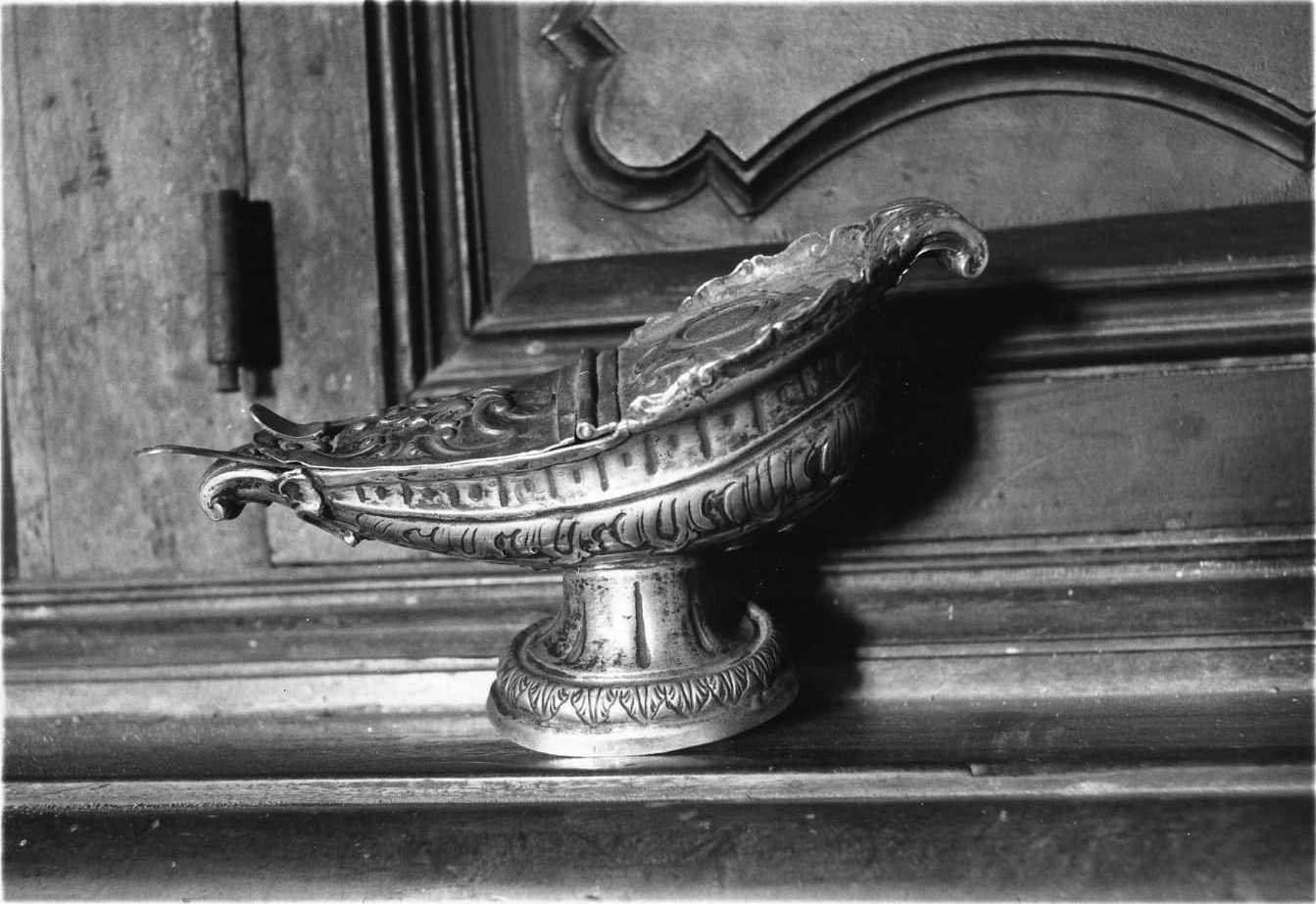 navicella portaincenso - bottega napoletana (sec. XVIII)