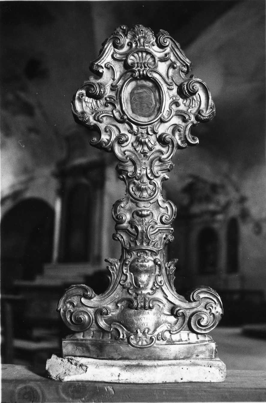 reliquiario - a ostensorio, opera isolata - bottega napoletana (sec. XVIII)