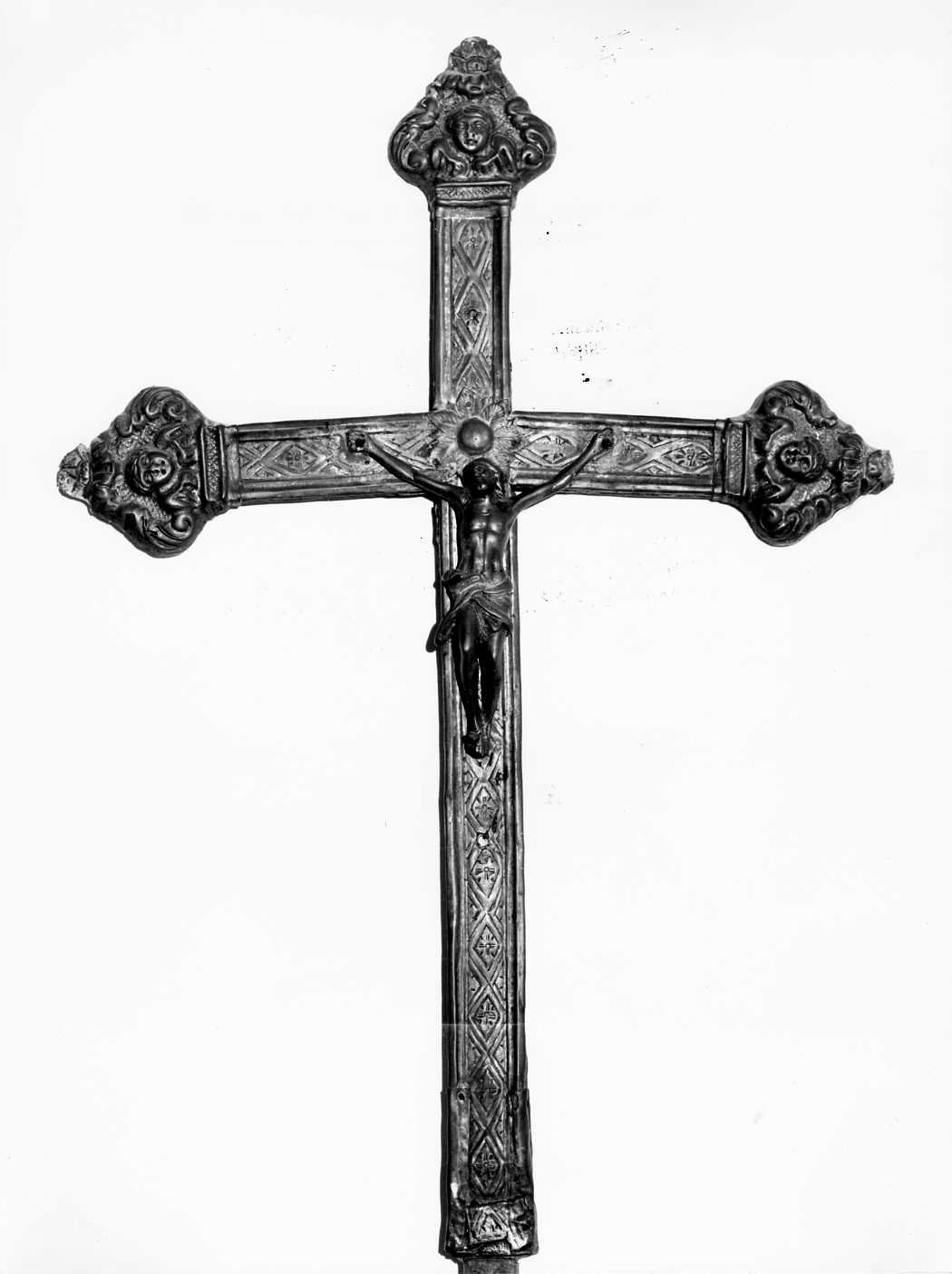 crocifisso, opera isolata - bottega molisana (sec. XIX)