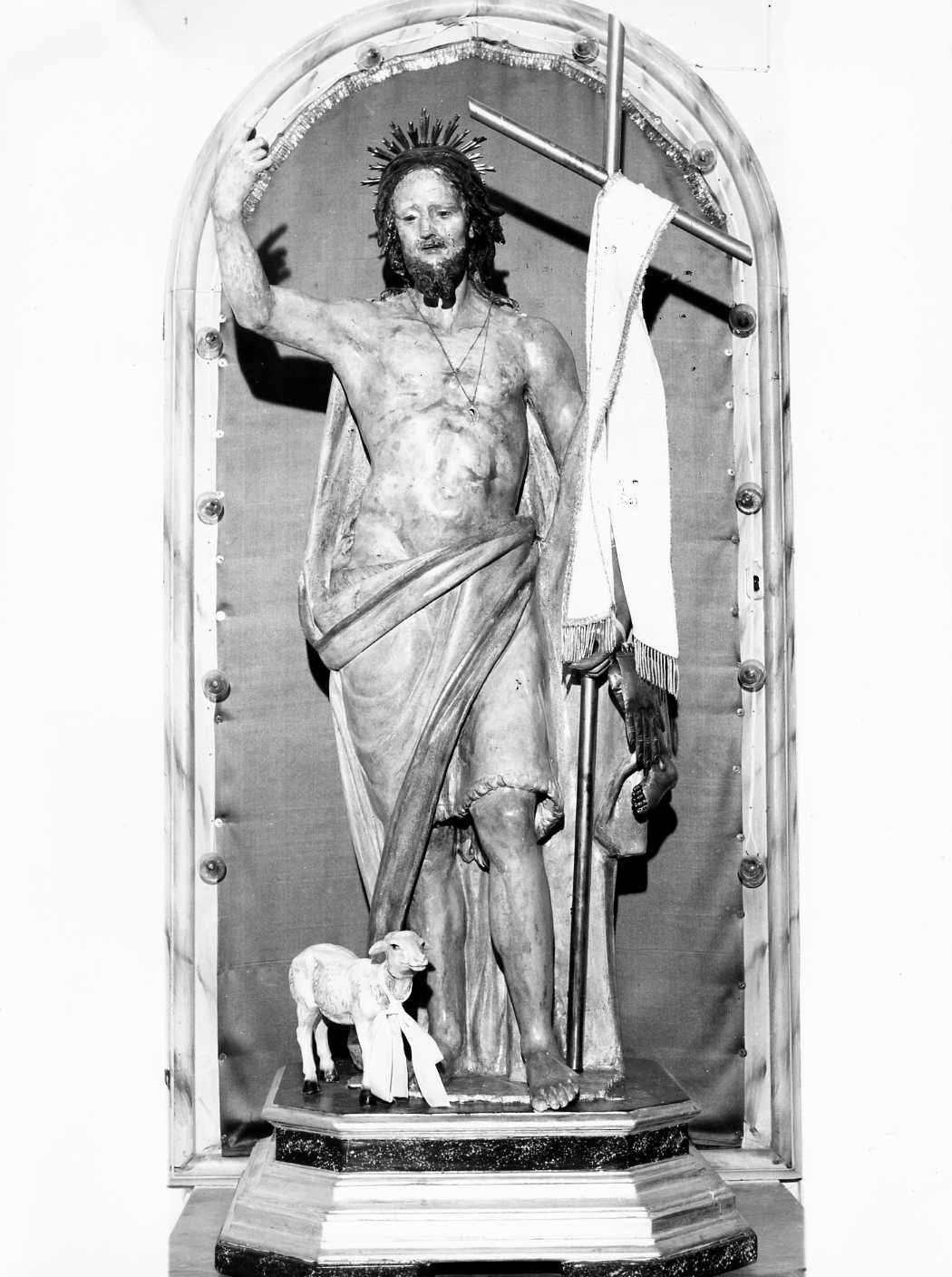 San Giovanni Battista (statua, opera isolata) - bottega molisana (prima metà sec. XIX)