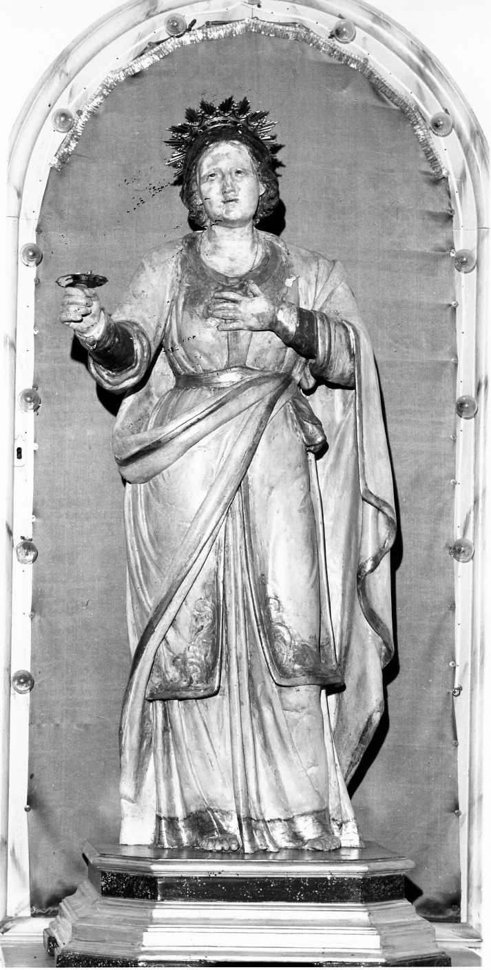 Santa Lucia (statua, opera isolata) - bottega molisana (prima metà sec. XIX)