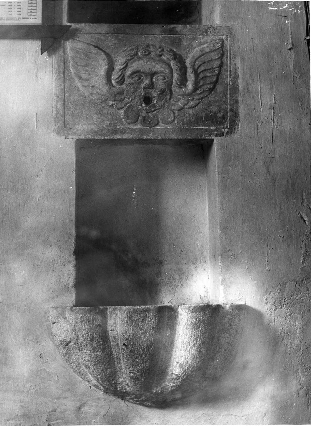 lavabo, opera isolata - bottega molisana (sec. XVIII)