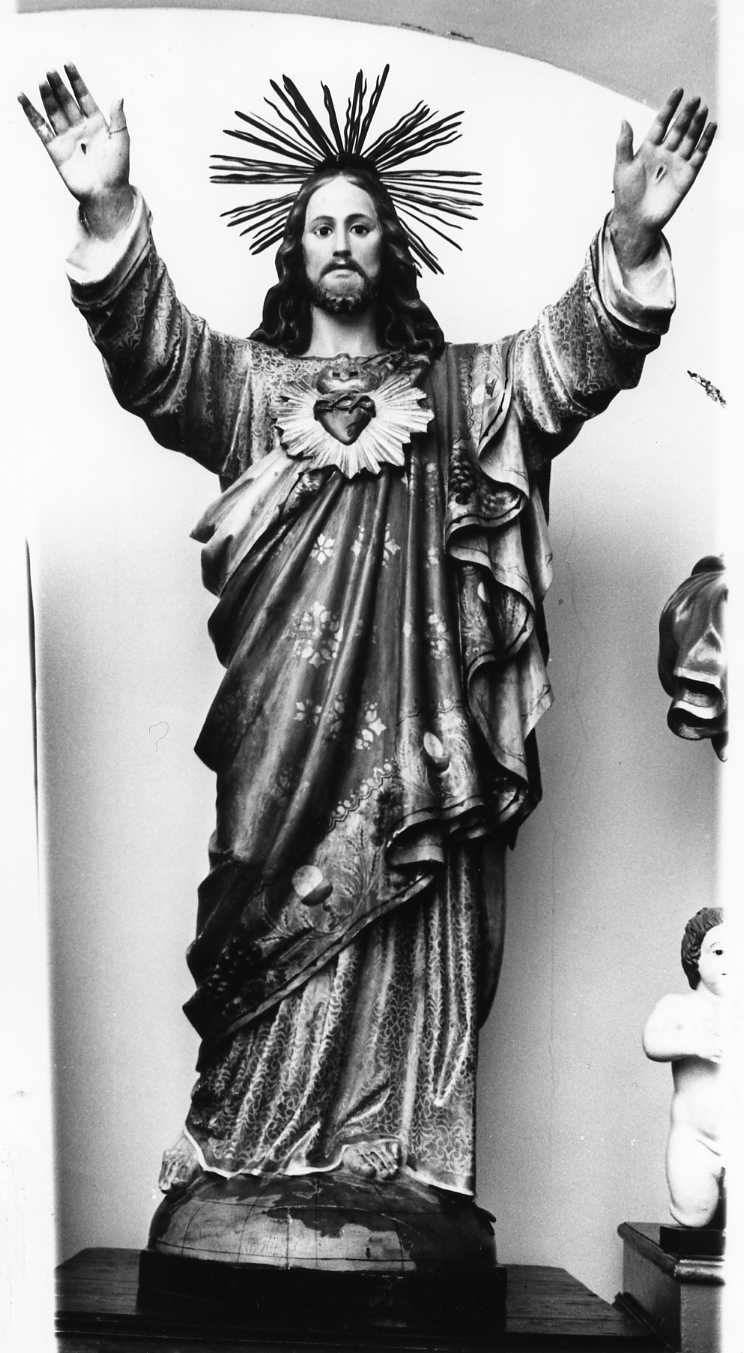 Sacro Cuore di Gesù (statua, opera isolata) - bottega molisana (sec. XIX)