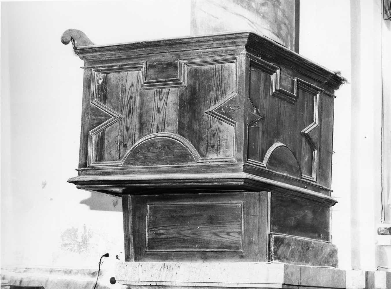 pulpito - bottega Italia meridionale (secc. XVIII/ XIX)