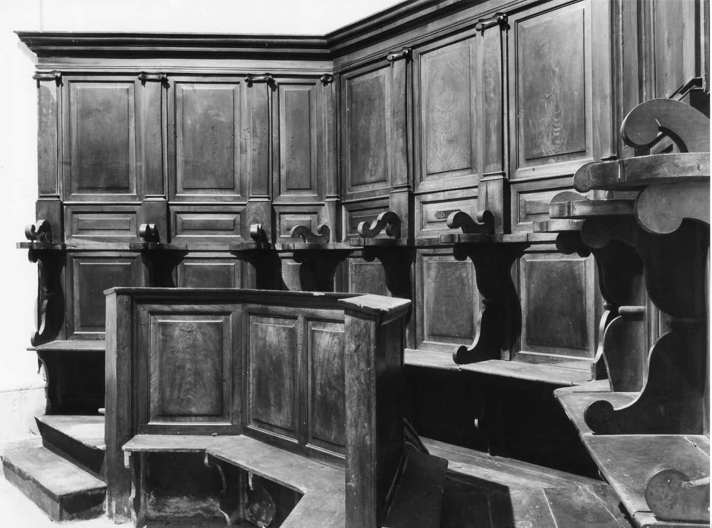 stalli del coro - bottega molisana (sec. XIX)