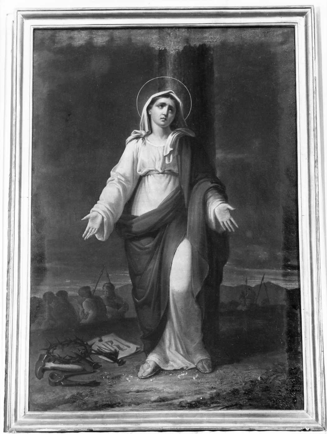 Madonna Addolorata (dipinto) di Trotta Francesco (sec. XIX)