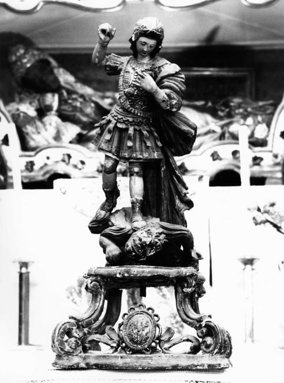 San Michele Arcangelo (statua) - bottega molisana (secc. XVIII/ XIX)