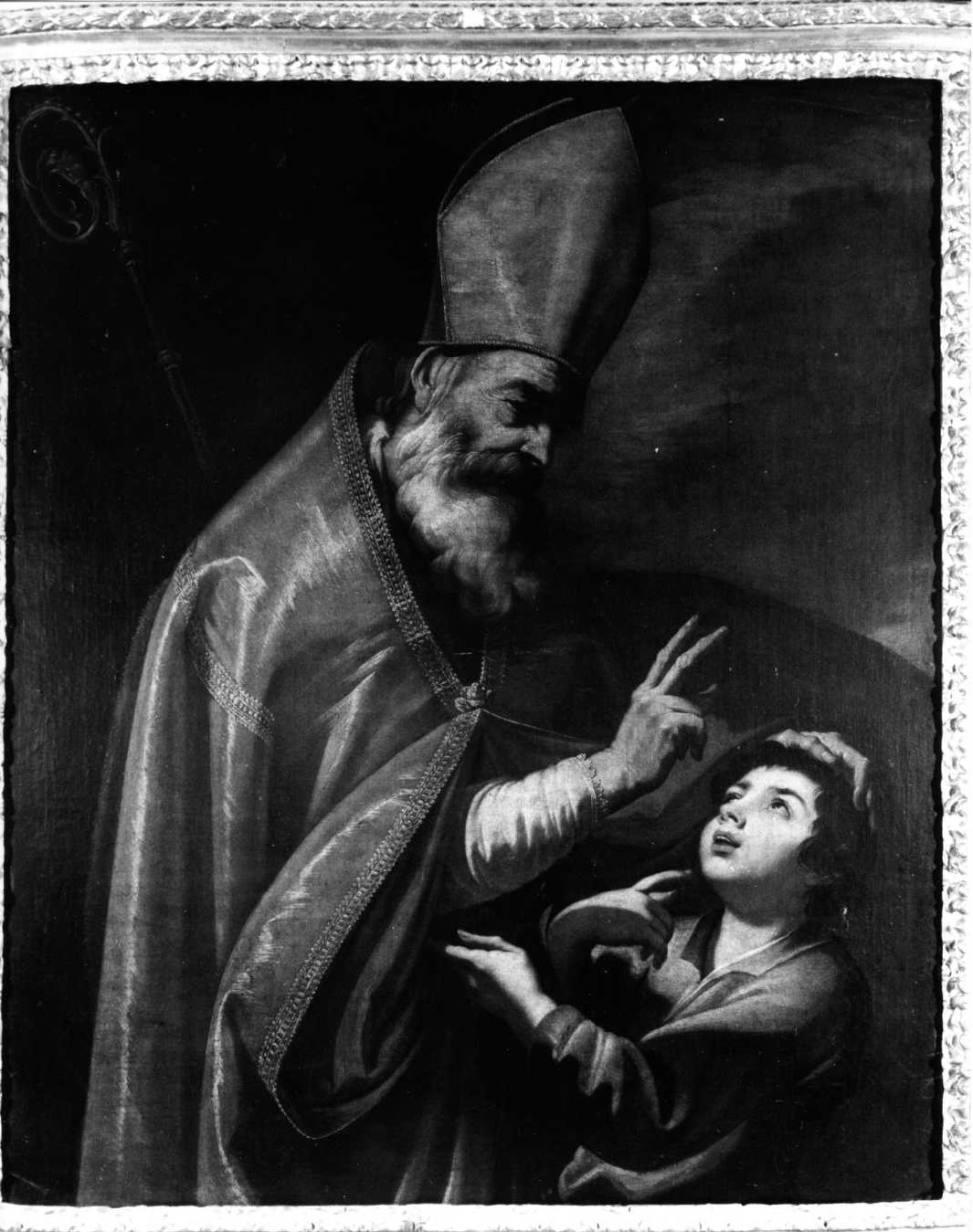 San Biagio (dipinto) di Marullo Giuseppe (sec. XVII)