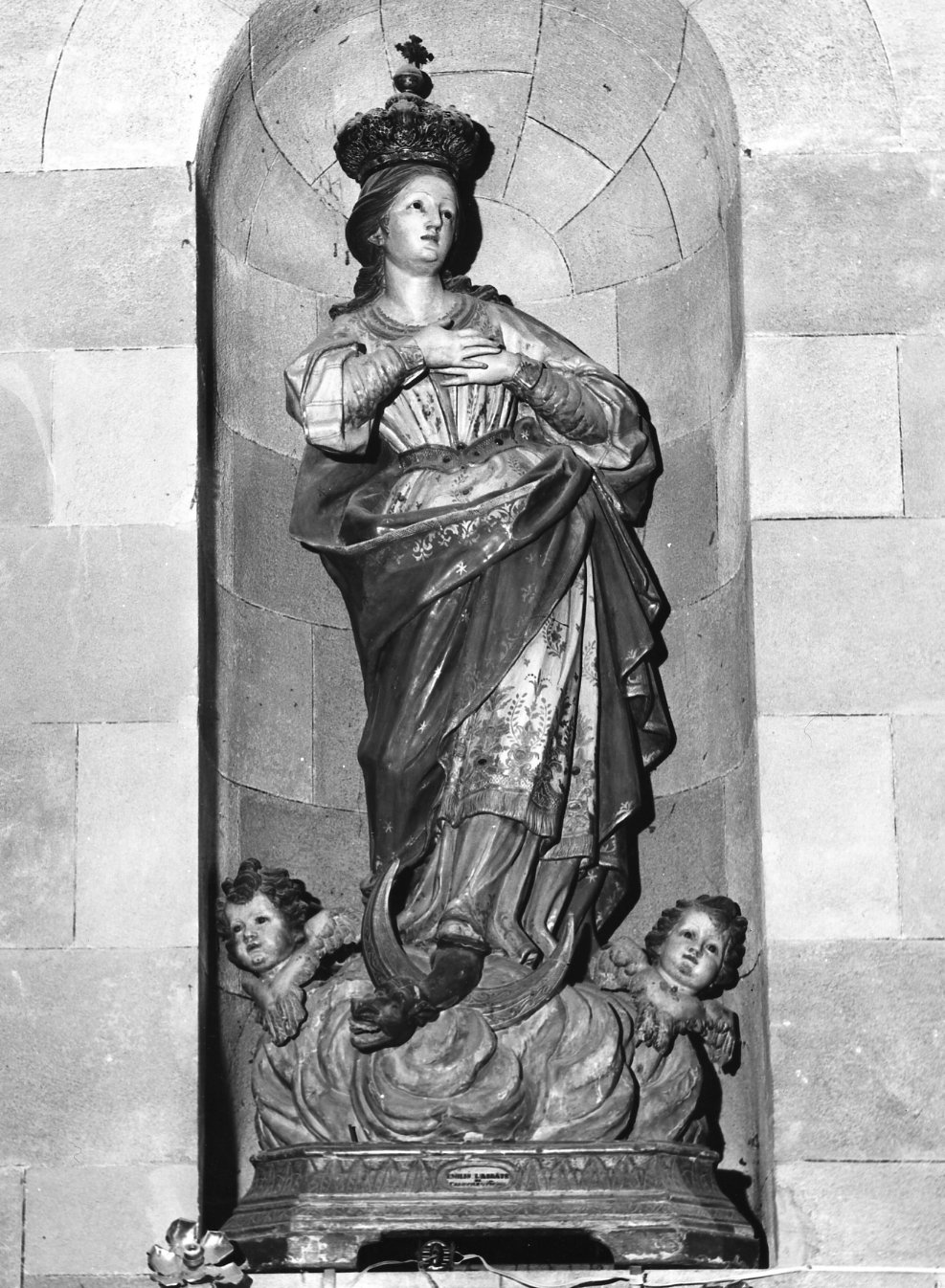 Immacolata Concezione (statua) di Labbate Emilio (attribuito) (sec. XIX)