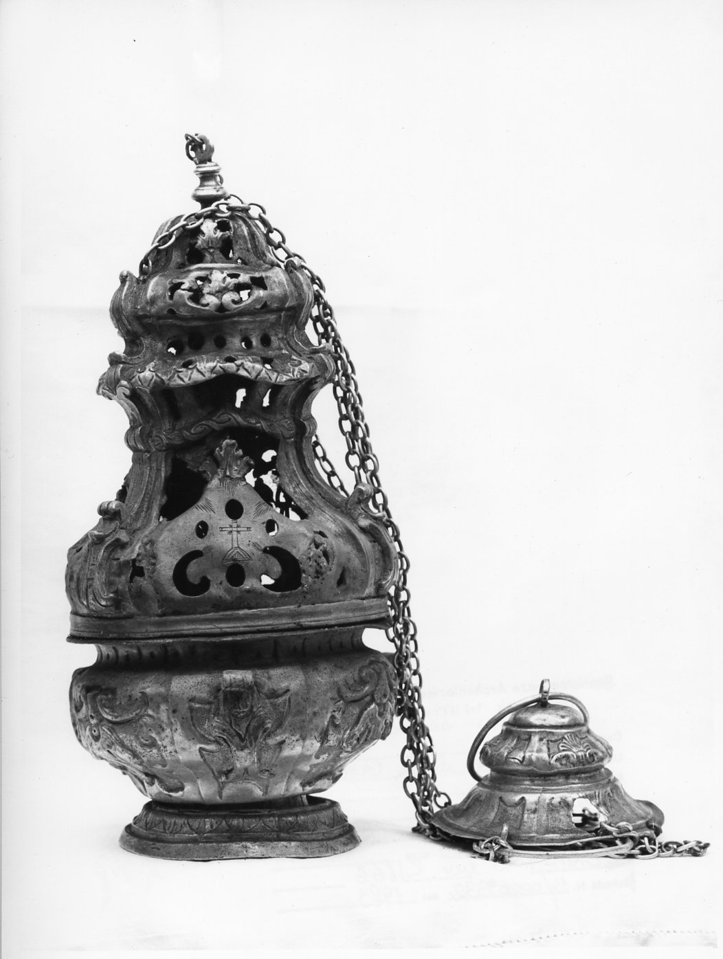 turibolo, opera isolata - bottega napoletana (sec. XVIII)