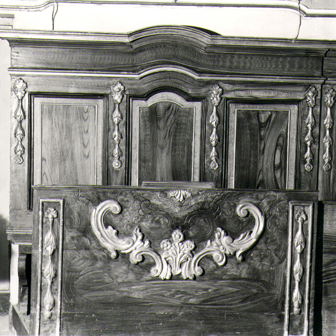 stalli del coro - bottega molisana (fine/ inizio secc. XVIII/ XIX)
