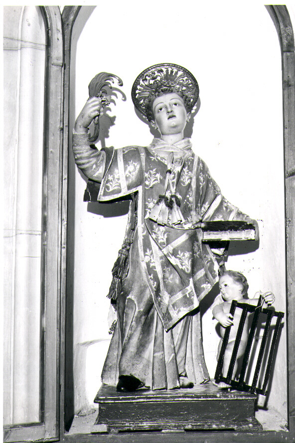 San Lorenzo martire, San Lorenzo (statua) - bottega molisana (fine/ inizio secc. XVIII/ XIX)