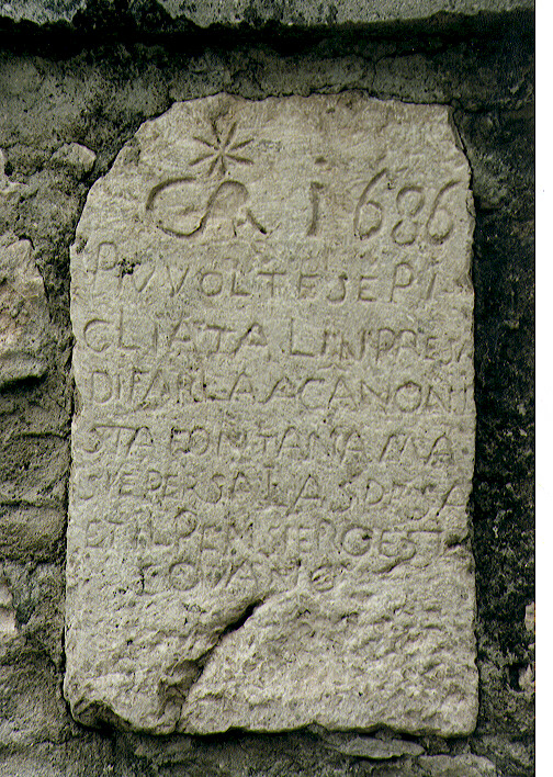 lapide - bottega molisana (sec. XVII)