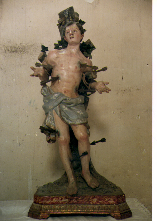 San Sebastiano (statua) di Labbate Emilio (scuola) (fine sec. XIX)