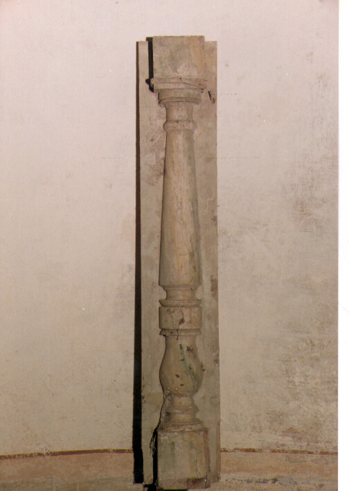 colonnina, frammento - bottega molisana (prima metà sec. XIX)