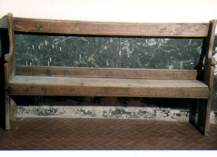 panca - bottega molisana (sec. XIX)