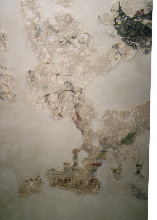 decorazione pittorica, frammento - ambito molisano (fine/inizio secc. XV/ XVI)