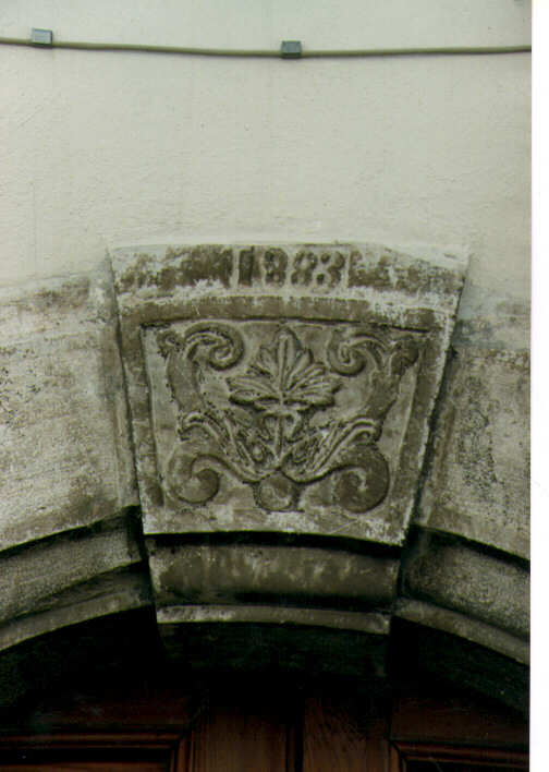 chiave di volta, elemento d'insieme - bottega molisana (sec. XIX)