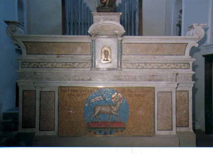 altare maggiore, opera isolata - bottega molisana (fine sec. XIX)