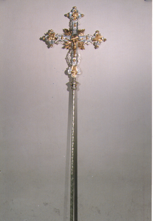 asta di croce processionale - bottega molisana (sec. XVIII)