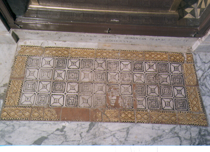 pavimento - bottega molisana (prima metà sec. XX)