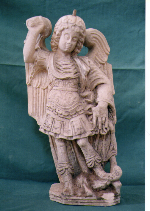 San Michele Arcangelo (scultura) - bottega molisana (sec. XV)