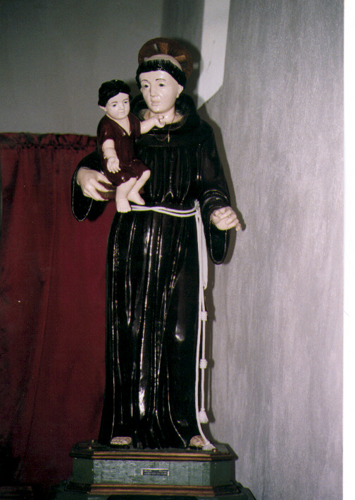 Sant'Antonio da Padova (gruppo scultoreo) di Fiocca Nicola (sec. XX)