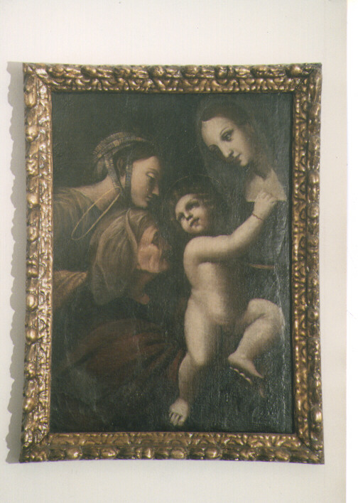 Madonna con Bambino e Sante (dipinto) - ambito molisano (metà sec. XVI)